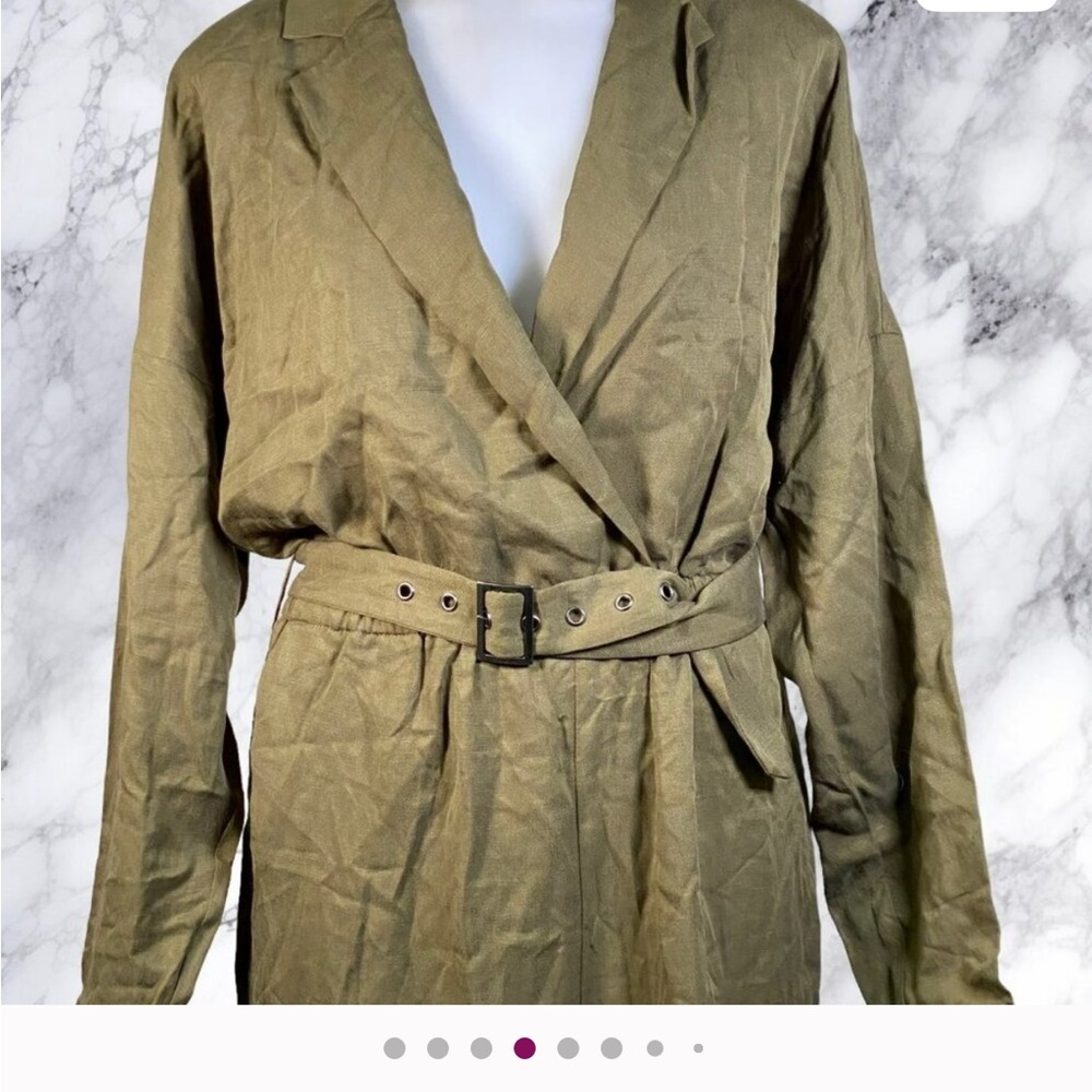 L'Academie Reed Jumpsuit in Green - Picture 4 of 10
